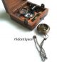 Vintage Replica Six Instruments Marine Master Box W Brass Necklace Watch Compasses photo 3