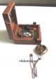 Vintage Replica Six Instruments Marine Master Box W Brass Necklace Watch Compasses photo 4