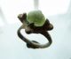 Ancient Bronze Ring With Glass Insert (491). Other Antiquities photo 2