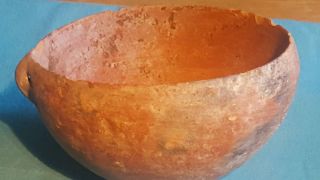 Massive Ancient Early Bronze Age Bowl C.  1800 Bc photo