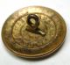 Antique Brass Livery Button - Heraldic Rose Dseign - Jennens - 15/16 