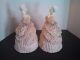 Edith King Originals (2) 1950 Lace Porcelain Victorian Figural Dolls Figurines photo 1