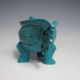 Oriental Ancient Chinese Turquoise Hand - Carved Dragon Cup Other Chinese Antiques photo 1