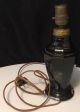 Antique Lamp Bryant 1910 Black Glass 12 Inches Tall Orig Cord Needs Replaced Other Antique Home & Hearth photo 3