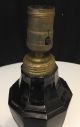 Antique Lamp Bryant 1910 Black Glass 12 Inches Tall Orig Cord Needs Replaced Other Antique Home & Hearth photo 5