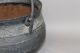 Rare Large Size 17th C Cast Iron Hanging Tall Footed Pot In Old Painted Surface Primitives photo 8