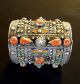Morocco – Amazigh Solid Silver Berber Bracelet /cuff With Enamels & Co Jewelry photo 1