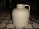 Vintage Stoneware Pottery Whiskey Jug W/painted Elk Picture - Signed - Jug W/handle Jugs photo 2