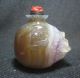 Traditional Chinese Agate Carve Pomegranate Design Snuff Bottle Snuff Bottles photo 2