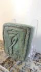 Antique Egyptian Limestone Seal Plaque With Sobek Figure And Hieroglyphs Egyptian photo 7