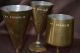 Antique Islamic Serbia Bosnia Brass Decanter W/ Cups Mkd Paris 1969 Na Zdravlje Islamic photo 3