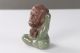 China Handmade Yixing Red Stoneware Ceramic Statue - Damo H929 Other Antique Chinese Statues photo 1