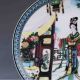 Chinese Color Porcelain Hand Painted Beauty W Qianlong Mark G726 Plates photo 2