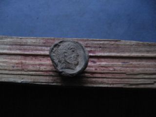 Ancient Roman Provincial Lead Seal With Male Bust 3 - 5 Ct.  A.  D. photo