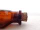 Antique Parke Davis Apothecary Medicine Creosote Glass Bottle Cork Top Old Label Bottles & Jars photo 6
