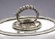 Antique Silver Plate Small Oval Entrée Dish Vegetable Lidded Tureen Beaded Dishes & Coasters photo 1