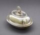 Antique Silver Plate Small Oval Entrée Dish Vegetable Lidded Tureen Beaded Dishes & Coasters photo 2