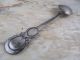 Vintage Sterling Silver Good Luck Spoon,  4 Leaf Clover,  21.  3 Grams,  Pq16 Souvenir Spoons photo 5