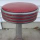 Vintage Ice Cream Parlor Or Diner Stool,  Classic Mid Century Design Post-1950 photo 2