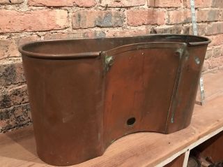 Antique Copper Salvaged Toilet Tank Plumbing Restoration Unique photo