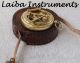 Nautical Handmade Antique Vintage Brass Gift Pocket Push Button Sundial Compass Compasses photo 2