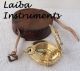 Nautical Handmade Antique Vintage Brass Gift Pocket Push Button Sundial Compass Compasses photo 4