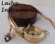 Nautical Handmade Antique Vintage Brass Gift Pocket Push Button Sundial Compass Compasses photo 7