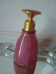Vintage Devilbiss Perfume Bottle Mauve/pink & Gold Perfume Bottles photo 2