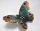 Antique Karl Ens Germany Small Porcelain Gold Green Colored Butterfly Figurine Figurines photo 3