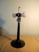 Black Mid Century Modern Mushroom Table Lamp Aluminum Shade Mid-Century Modernism photo 2