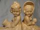 Antique Figural Sylvac Victorian Salt/pepper Shakers/pots England Half Doll Victorian photo 2