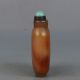 Chinese Exquisite Hand - Carved Siamese Agate Snuff Bottle Snuff Bottles photo 3