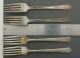 Moderne Silver Plated Vintage Dinner Forks (8) 