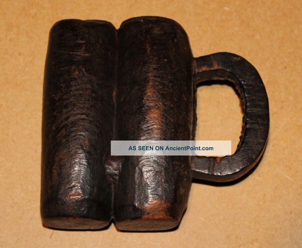 Congo Old African Wooden Cup Coupe En Bois Ngombe Africa Afrika Kongo Beker Other African Antiques photo