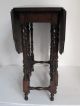 Antique Small English Drop Leaf Gate Leg Tea Table 1800-1899 photo 6