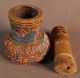 Antique Chinese Silk Gold Couching Apothecary Herb Snuff Mortar Pestle Bottle Robes & Textiles photo 1