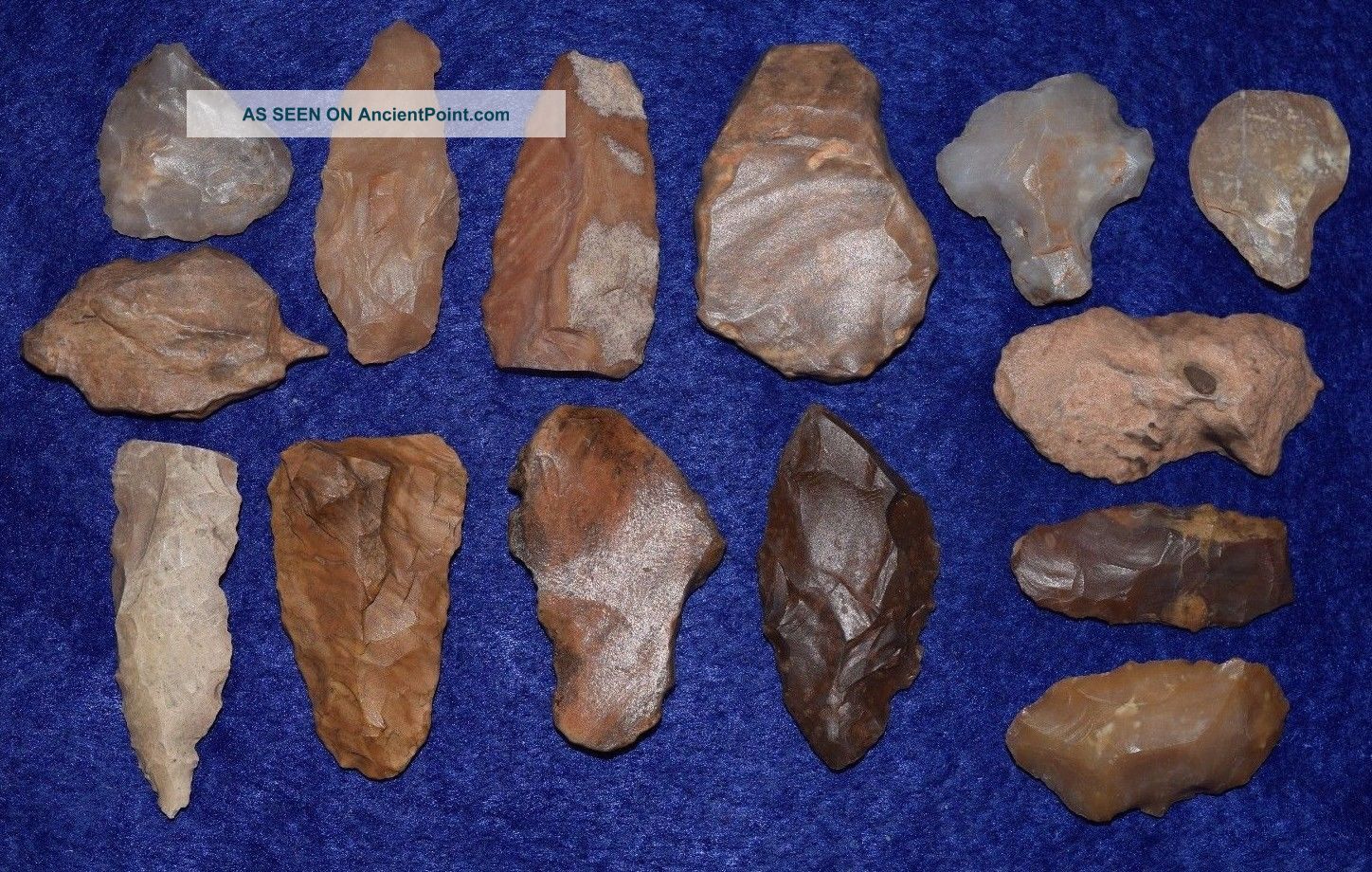 14 Paleolithic Aterian Tools Blade/scrapper Forms Neolithic & Paleolithic photo