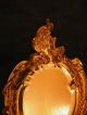 Hand Mirror Beveled,  Rococo Style,  Era 19th - Bronze - French Antique Mirrors photo 1