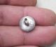 Sterling Silver Button 1700 ' S With Makers Mark Detecting Find Buttons photo 2