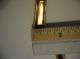 6 Vintage Brass Plated Chevron Boomerang Drawer Pulls Cabinet Door Handle Atomic Drawer Pulls photo 7