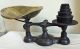 Small 1877 Fairbanks Balance Scale W/ Weights Brass Scoop Antique Scales photo 1