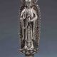 Collectible Chinese Tibetan Silver Handwork Carved Guanyin Statue Kwan-yin photo 2