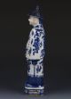 Chinese Blue And White Handwork Emperor Character Statue Gd8378 Other Antique Chinese Statues photo 3