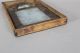 Very Rare William And Mary 18th C Miniature Courting Mirror In Its Box Primitives photo 7