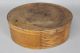 A Rare Large 19th C Enfield Ct Shaker Four Finger Oval Pantry Box In Cherry Primitives photo 2