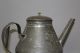 A Very Early 19th C Pa Tin Coffee Pot In Surface Great Early Form Primitives photo 2