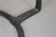 Rare 17th C Pilgrim Period Single Arm Wrought Iron Hanging Kettle Or Pot Trivet Primitives photo 2