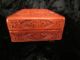 Antique Chinese Cinnabar Lacquer Box,  6 Inches Boxes photo 2