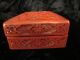 Antique Chinese Cinnabar Lacquer Box,  6 Inches Boxes photo 3