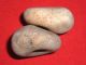 (2) Large Sahara Neolithic Quartz Beads (@ 37mm) Prehistoric African Artifacts Neolithic & Paleolithic photo 2